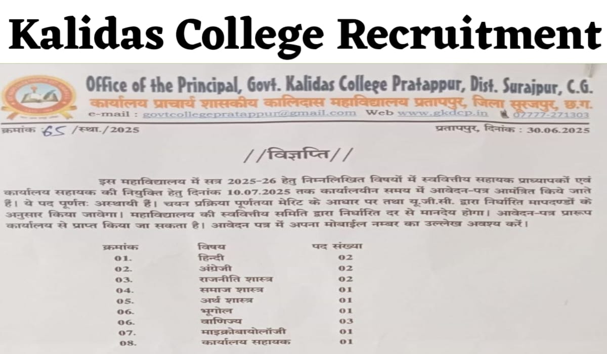 Kalidas College Pratappur