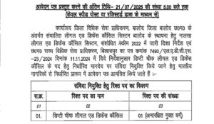 बालोद भर्ती
